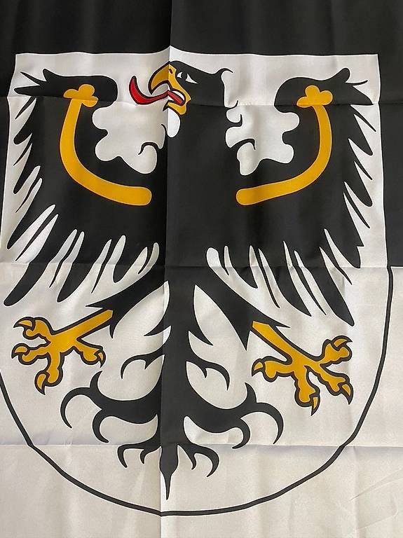 Bandiere: Ostpreussen-Flagge – Nuovo (secondo la descrizione) da Dübendorf venduto da Boomerang64 1