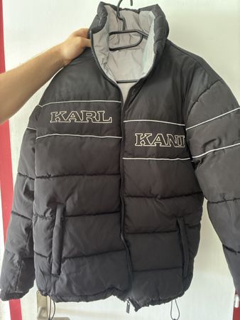 Veste réversible Karl Kani noir gris 