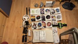 Nintendo Wii Set mit 3 Controllern, Wii Fit, Mario Kart Wii 
