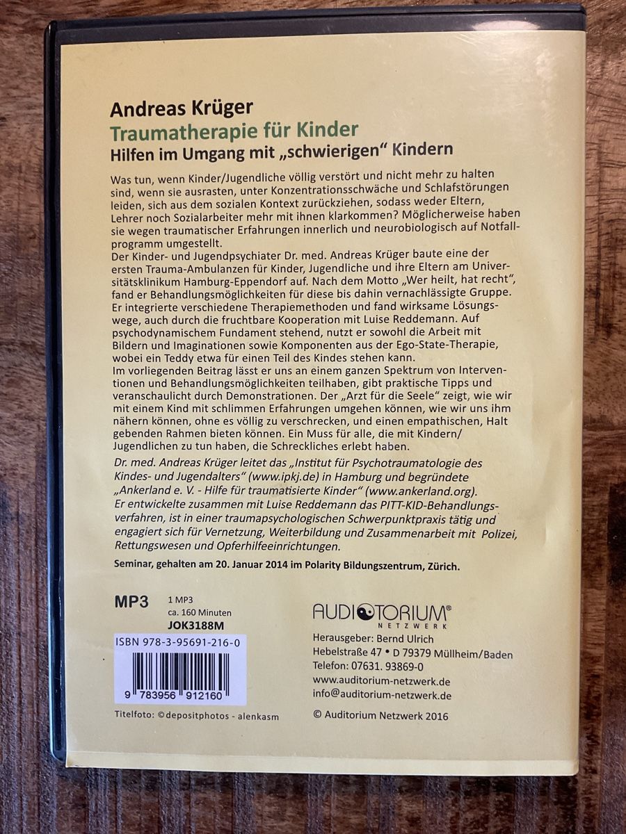 CD: Traumatherapie für Kinder – Usato da Diepoldsau venduto da WinWin011 1
