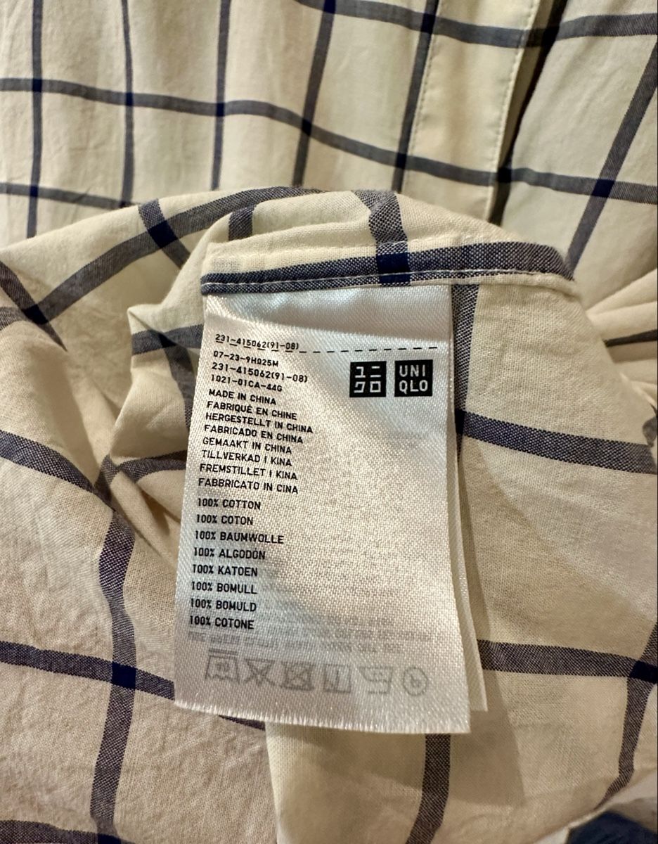 Camicette: Uniqlo shirt checkered size S – Usato da Genève venduto da gra_xlk7 3