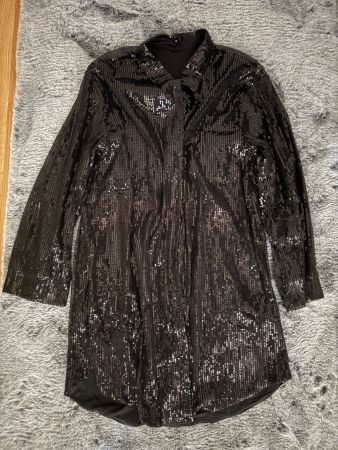 Pailettenbluse/Kleid Grösse S   NEU