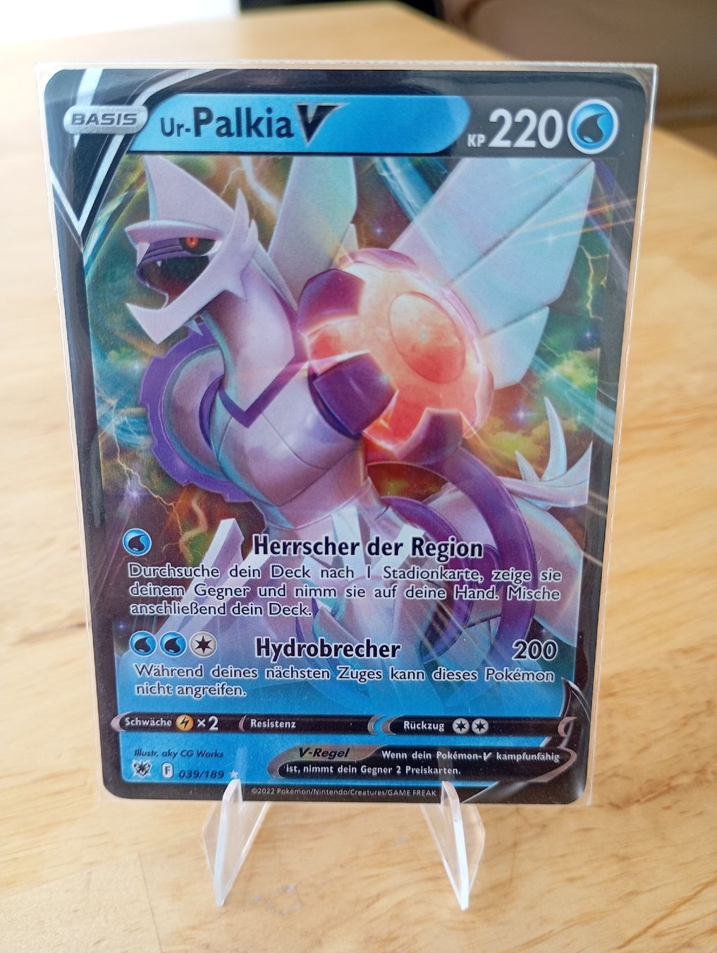 Pokémon Carte collezionabili: Pokemon Ur-Palkia V 039/189 – Usato da Bern venduto da ReenDeals