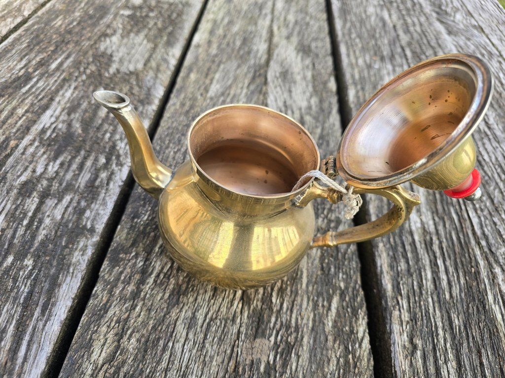 Teiere: Metall: Teekrug S Messing/rot-ANGEBOT – Usato da Romanshorn venduto da Rachacha 3