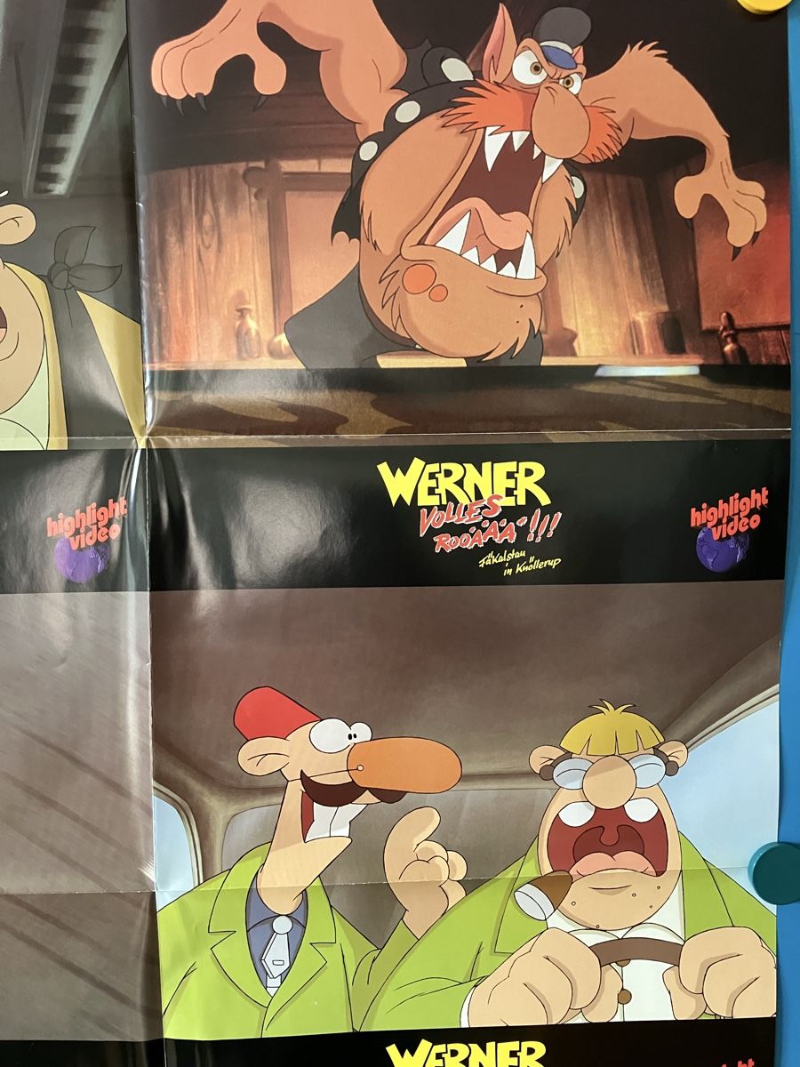 Poster & Bilder: Werner - Volles Rooäää!!! Kinoplakat – Neu und originalverpackt aus Lausen von Indexvision 2