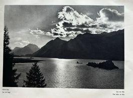 Silsersee / Piz Corvatsch, Piz Bernina, Piz Roseg, 1938