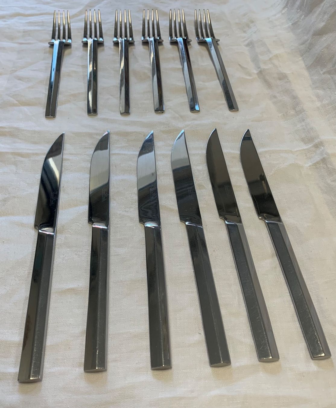 Rosenthal Set di posate: 12Tlg. Rosenthal Besteck Messer & Gabel – Usato da Brunnen venduto da Allerwaren 3