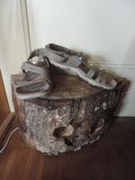 sandales confort grise