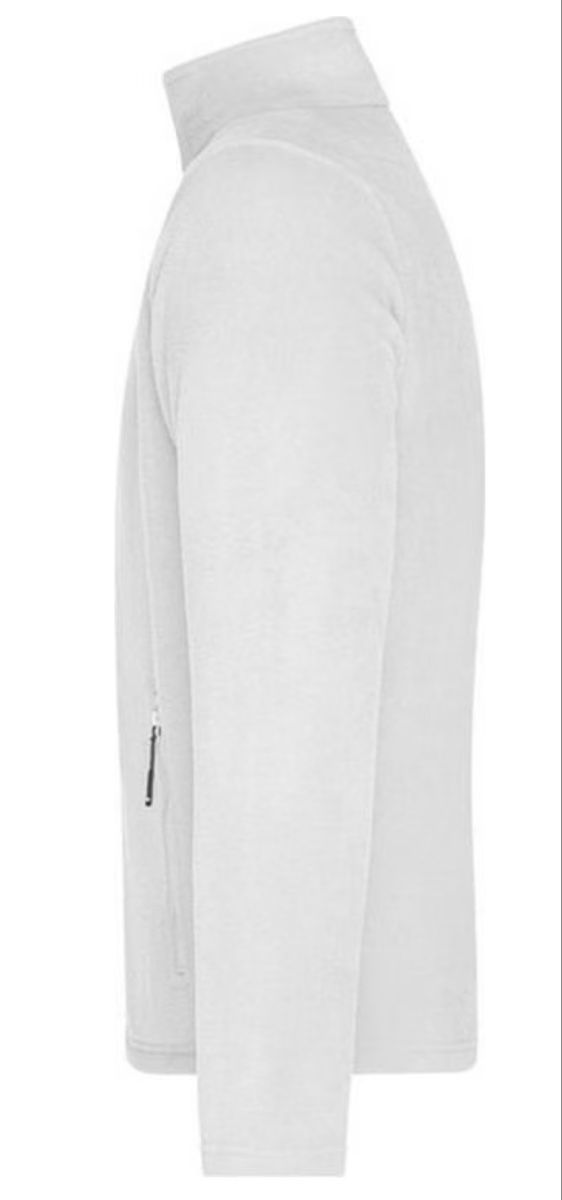 Jacken: Full-Zipfleece Jacke JN044, weiss, James&Nicholson, M – Neu und originalverpackt aus Möhlin von oli_9f6q 1