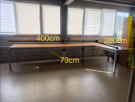 Grosser Eckschreibtisch 400x200cm gebraucht