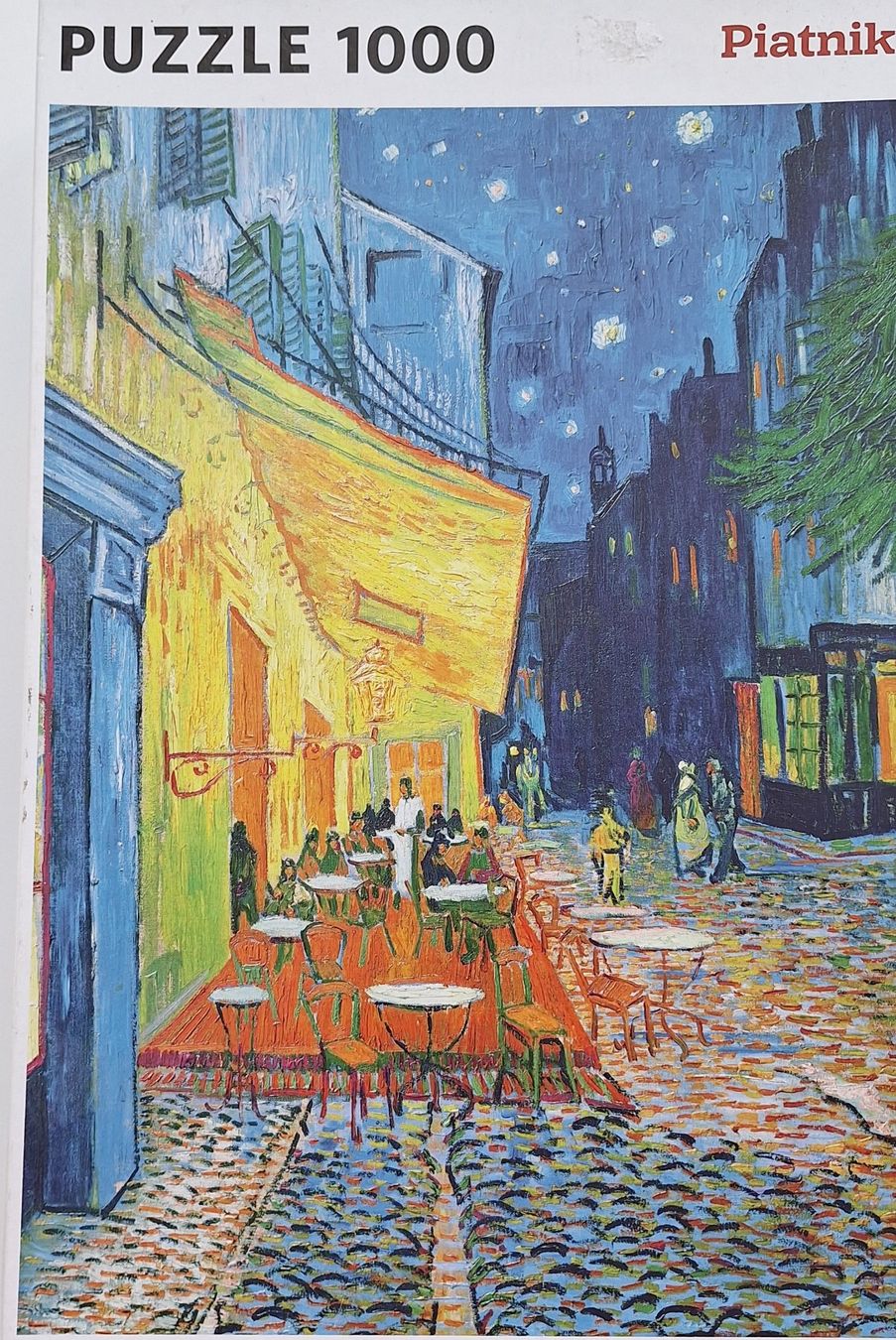 Puzzles: Cafeterrasse am Abend - Vincent an Gogh – Gebraucht aus Reinach BL von Evi-13