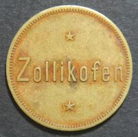Zollikofen Bier Jeton * Gebrüder König Festwirte * RRR