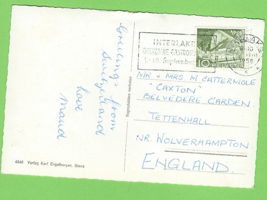 Cartoline postali: Luftseilbahn Beckenried-Klewenalp – Usato da Zürich venduto da t24_de 1