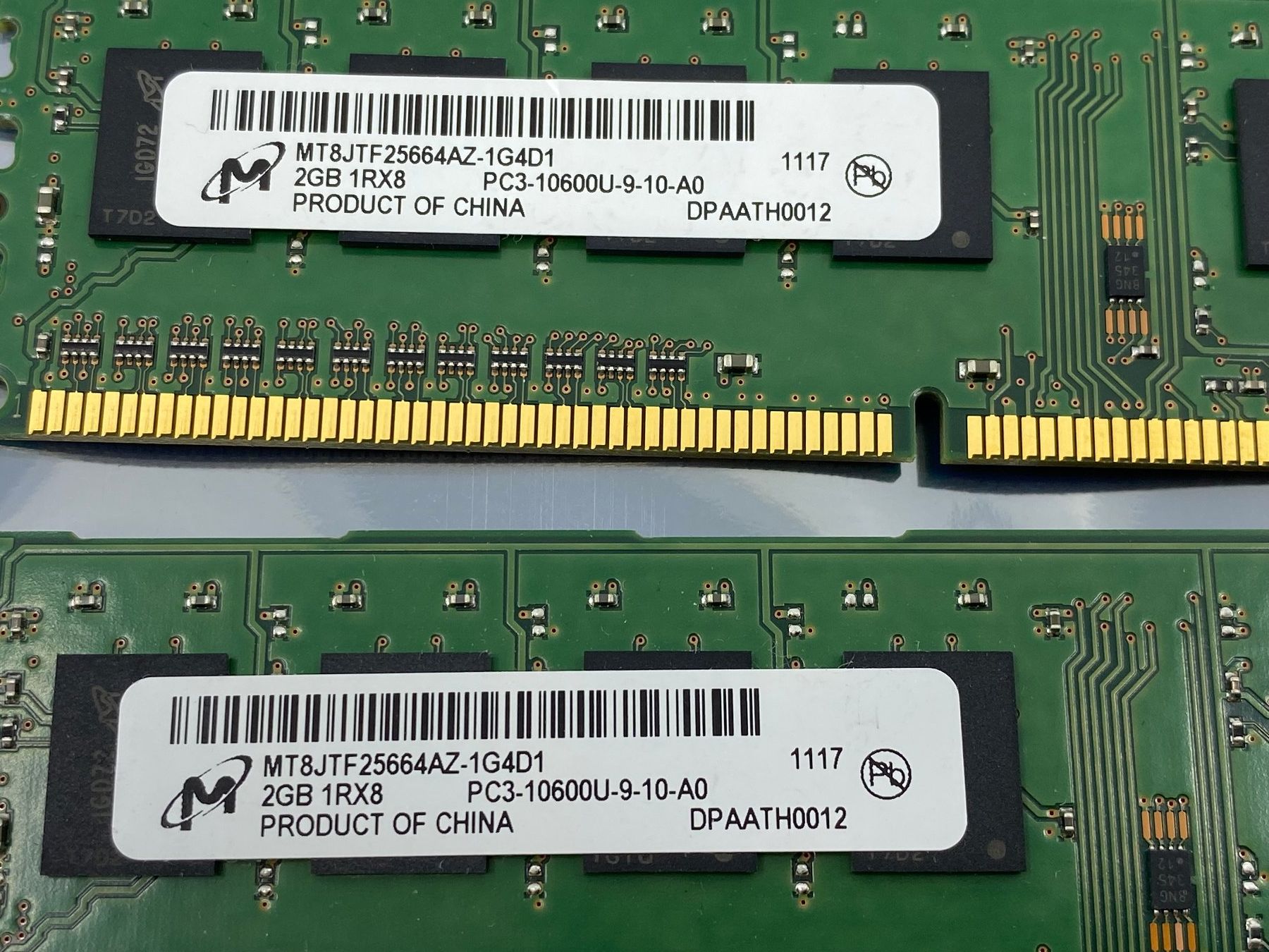 Memoria / RAM: 2x 2GB 1Rx8 PC3 10600U Memory Module – Usato da Langwiesen venduto da Restposten-24 1