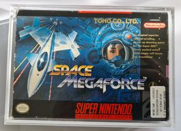 Space Megaforce >KOMPLETT<☠️Super Nintendo SNES USA👉RARITÄT