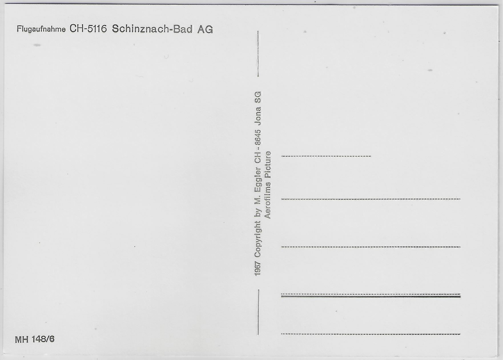 Cartoline postali: Flugaufnahme Schinznach-Bad AG – Antico da Ettingen venduto da Kartenplanet 1