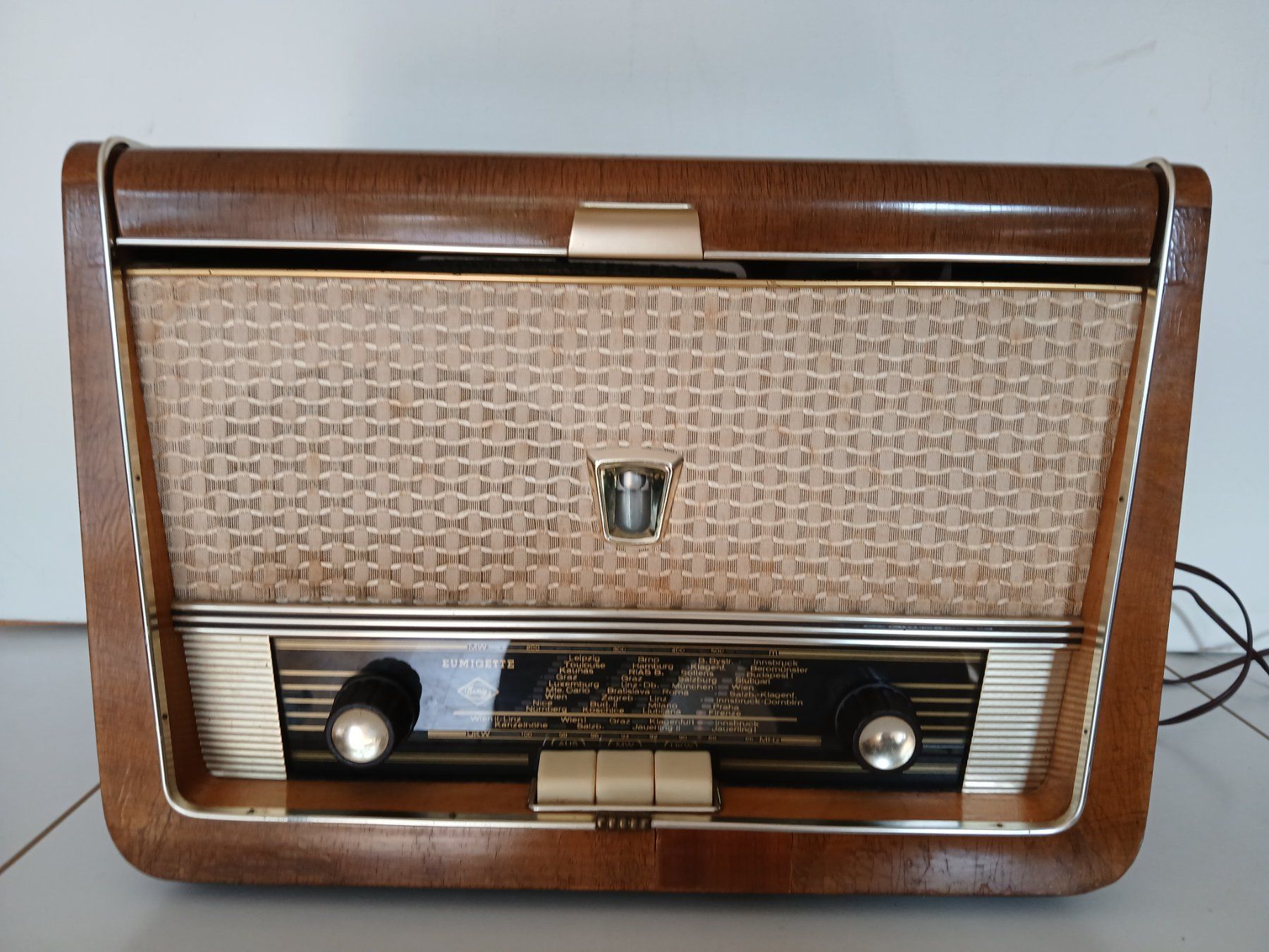 Radios: Röhrenradio Phono Eumigette "W" 60er Jahre – Defekt aus Zumikon von  5