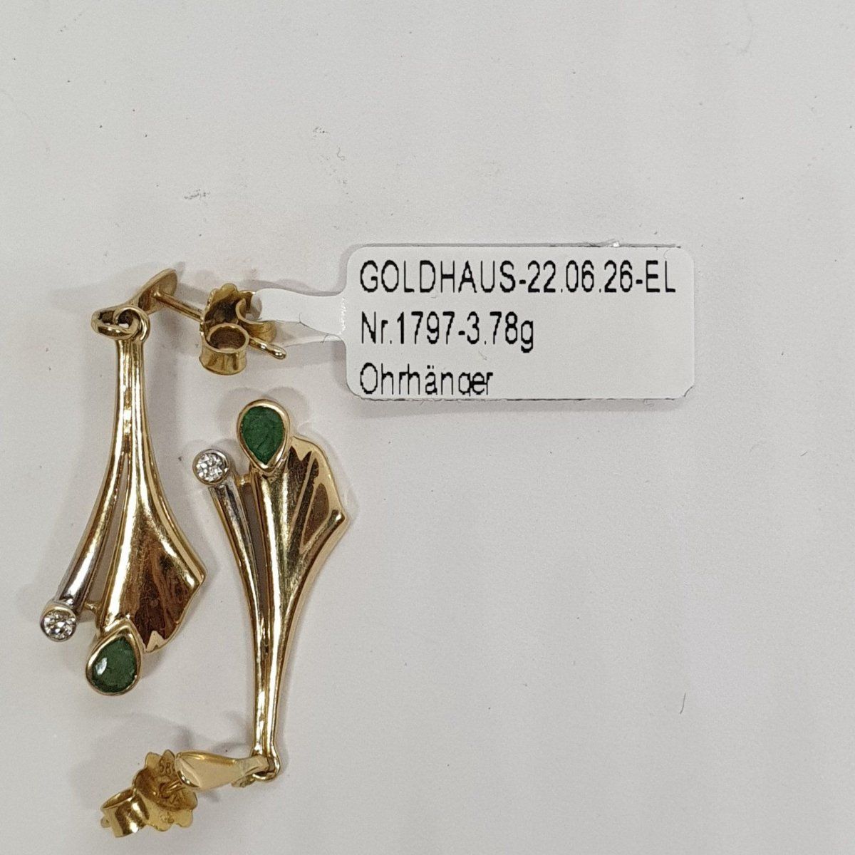 Ohrringe & -stecker: Echt 14K Gold Ohrhänger – Gebraucht aus Luzern von luzerngoldhaus 3