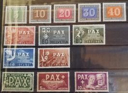 W) 261-274, PAX, Satz postfrisch Kt 500.-