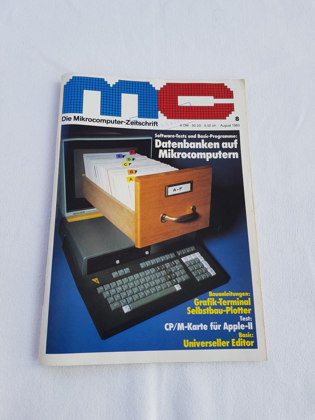 Riviste & Magazine: Vintage Zeitschrift "mc" Mikrocomputer August 1983 – Usato da Näfels venduto da SuEdHe