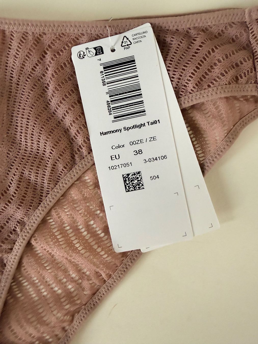Triumph Altra biancheria intima: TRIUMPH, Tai HARMONY SPOTLIGHT, Grösse 38, Farbe Braun – Nuovo e nell'imballaggio originale da Rudolfstetten venduto da gst_g7xl 1