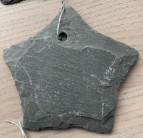16Stk. Sterne aus Schieferstein