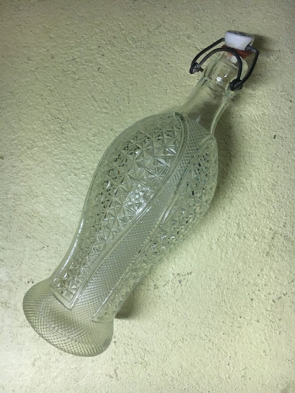 Bicchieri, Caraffe & Bottiglie: uralte wunderschöne Trinkflasche mit Bügelverschluss – Usato da Zürich venduto da Tivoli2