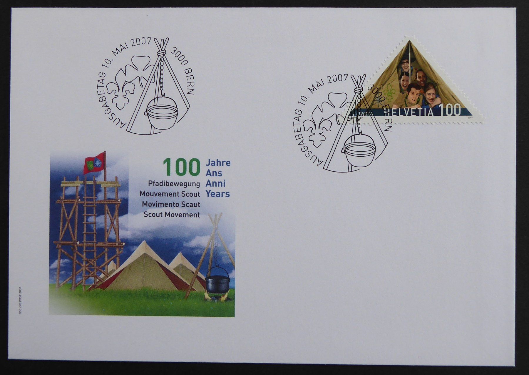 Tutti i francobolli: 2007 - CH - Znr. 1230 / Einzelwert - FDC - ES - 10.05.2007 – Usato da Holziken venduto da Cindy003