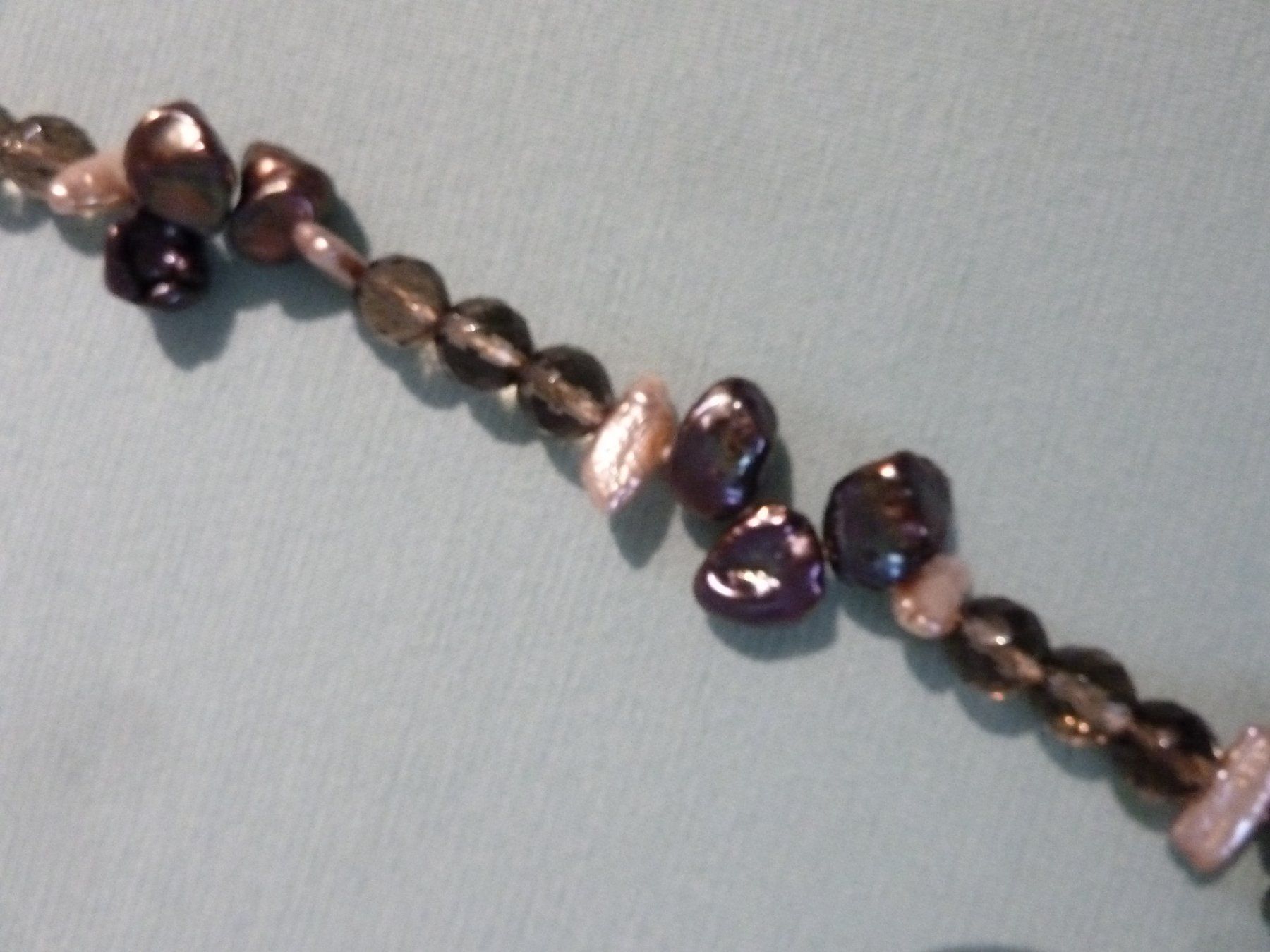Ketten: Perlen Schmuck Perlen Rauchquarz Collier echte  Kette – Gebraucht aus Meiringen von Lifestyle55 6