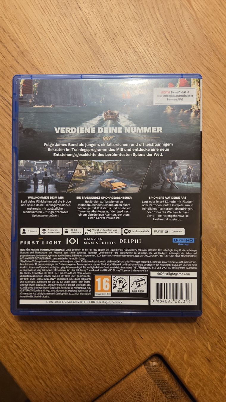 Spiele: 007 First Light PS5 wie neu – Gebraucht aus Uzwil von Ringe1983 1