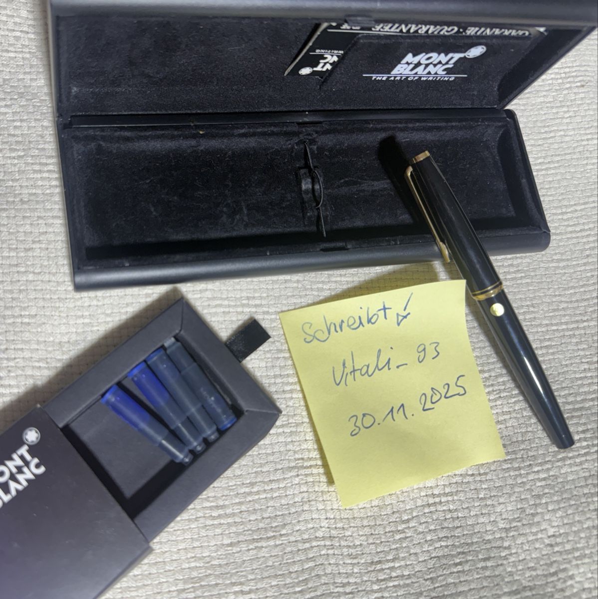 Montblanc Penna & Evidenziatori: Montblanc Füllfederhalter 14 Katar – Usato da Kreuzlingen venduto da Vitali_93 2