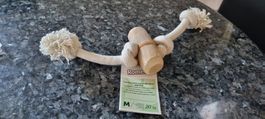 Kauknochen aus Kaffeeholz mit Seil Grösse M 20 kg