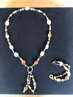 Steinkette und Armband