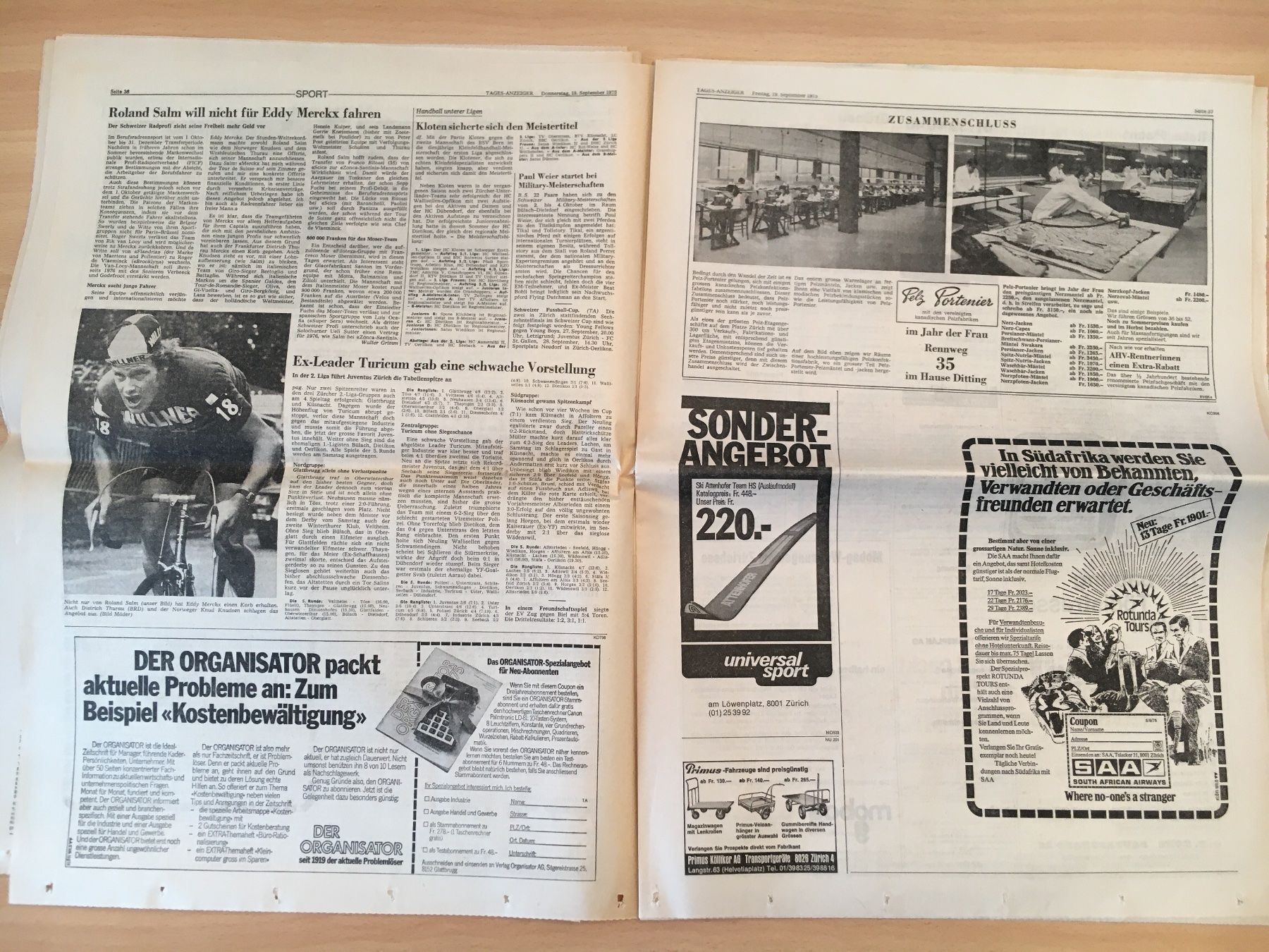 Zeitschriften & Magazine: Tagesanzeiger vom 18. September 1975 – Gebraucht aus Luzern von Jiggy_8898 8