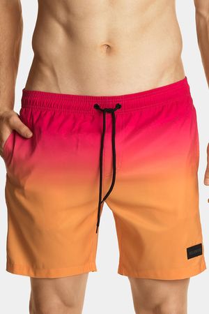 Badehose Atlantica - Gr. L mit Waterprint- im Uhrzustand rot