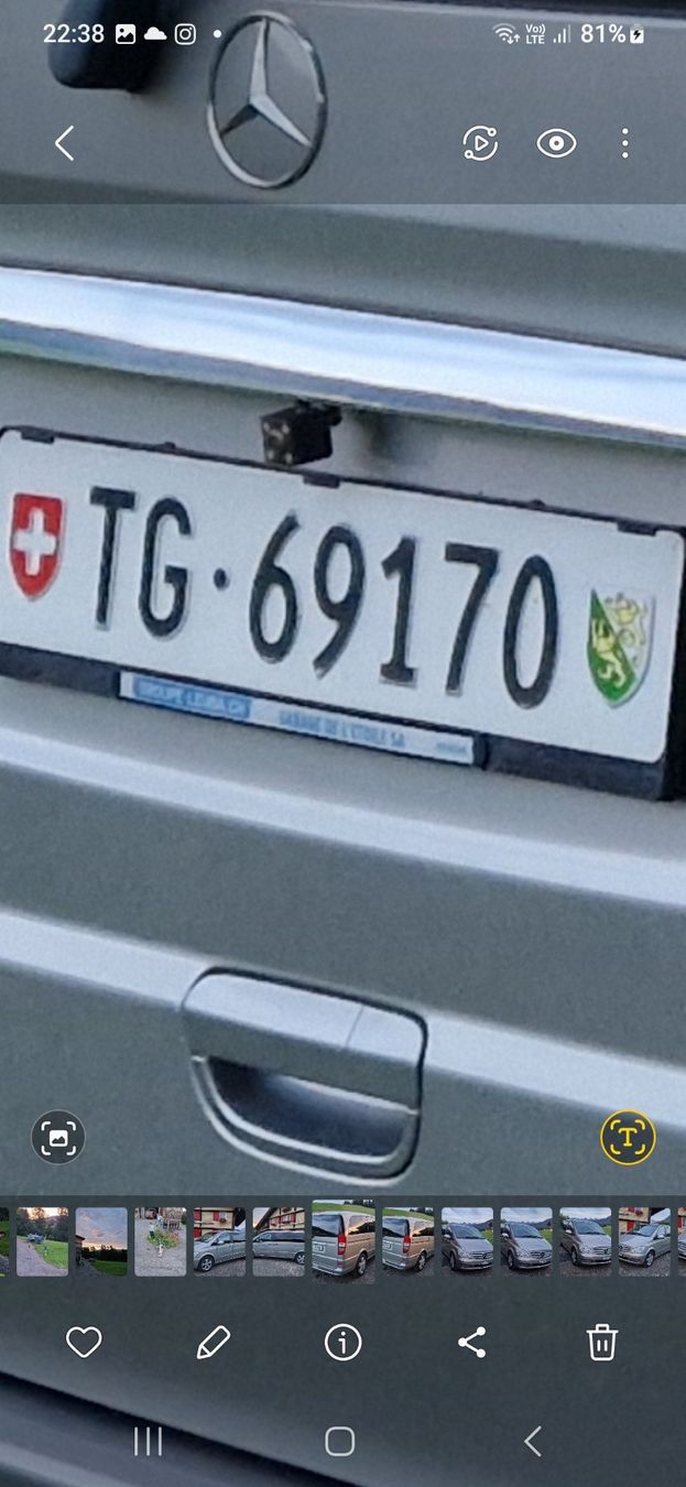 Ecriteaux: Kontrollschild TG 69170 – Neuf (Voir description) à Nesslau par DerSchreinerMeister 1