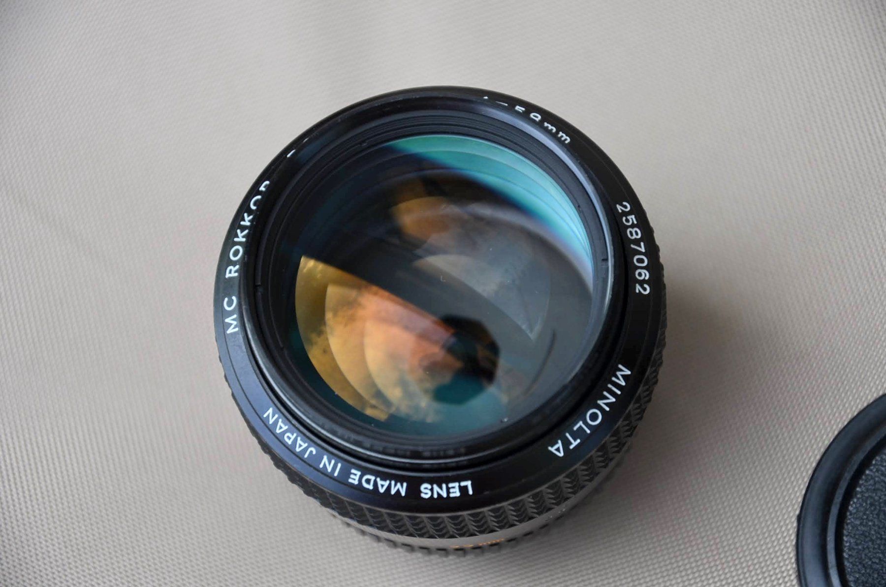 Minolta Objektive: Objektiv Minolta MC Rokkor 58/1.2 – Gebraucht aus Nesslau von 950blue 3