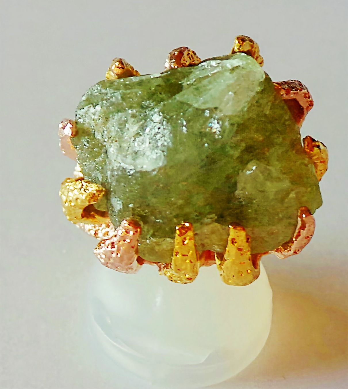 Bagues: Naturbelassener Peridot Ring – Neuf (Voir description) à Zürich par adriben 5