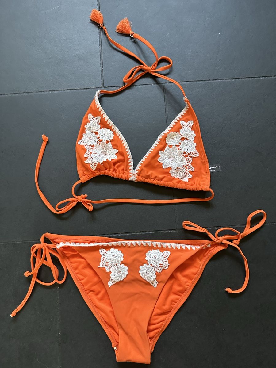 Manor Costumi da bagno & Bikini: Bikini orange Grösse 38 Manor Frau – Usato da Bern venduto da Noeci
