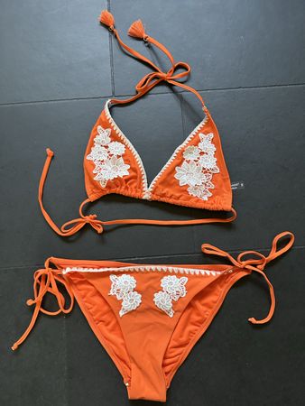 Bikini orange Grösse 38 Manor Frau