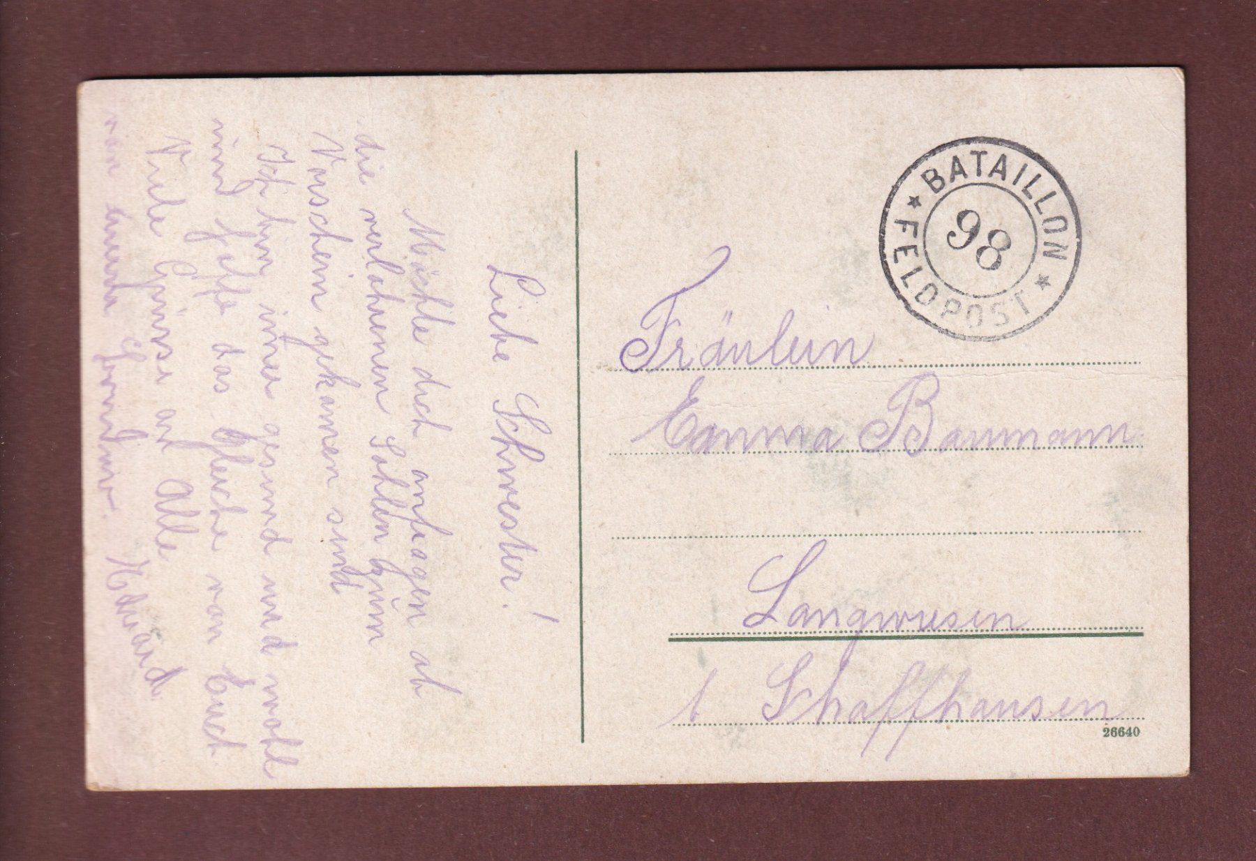 Cartoline postali: BASEL - Teilansicht - Feldpost – Usato da Pully venduto da nicecards-shop 1