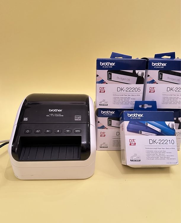 Etikettendrucker Brother Label Printer QL1110NWB Kaufen auf Ricardo