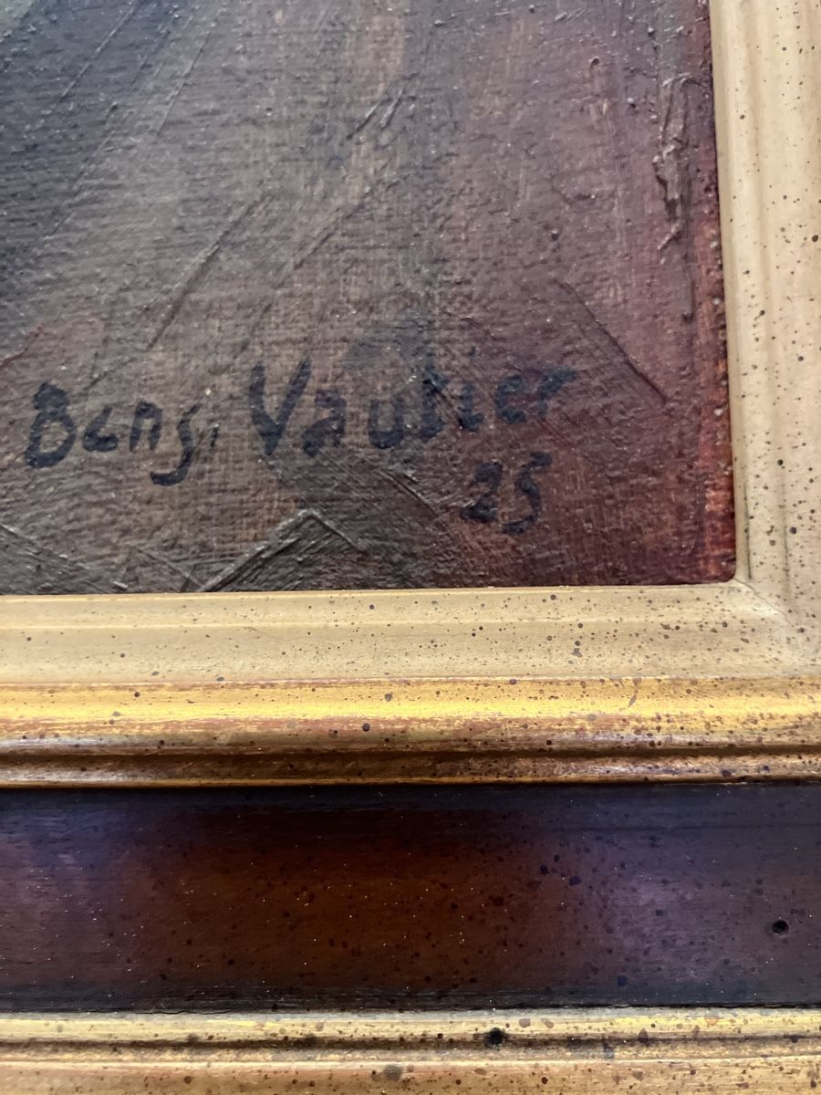 Dipinti: Benjamin Vautier, Nature morte au Violon – Usato da La Tour-de-Peilz venduto da mon_pd6m 1