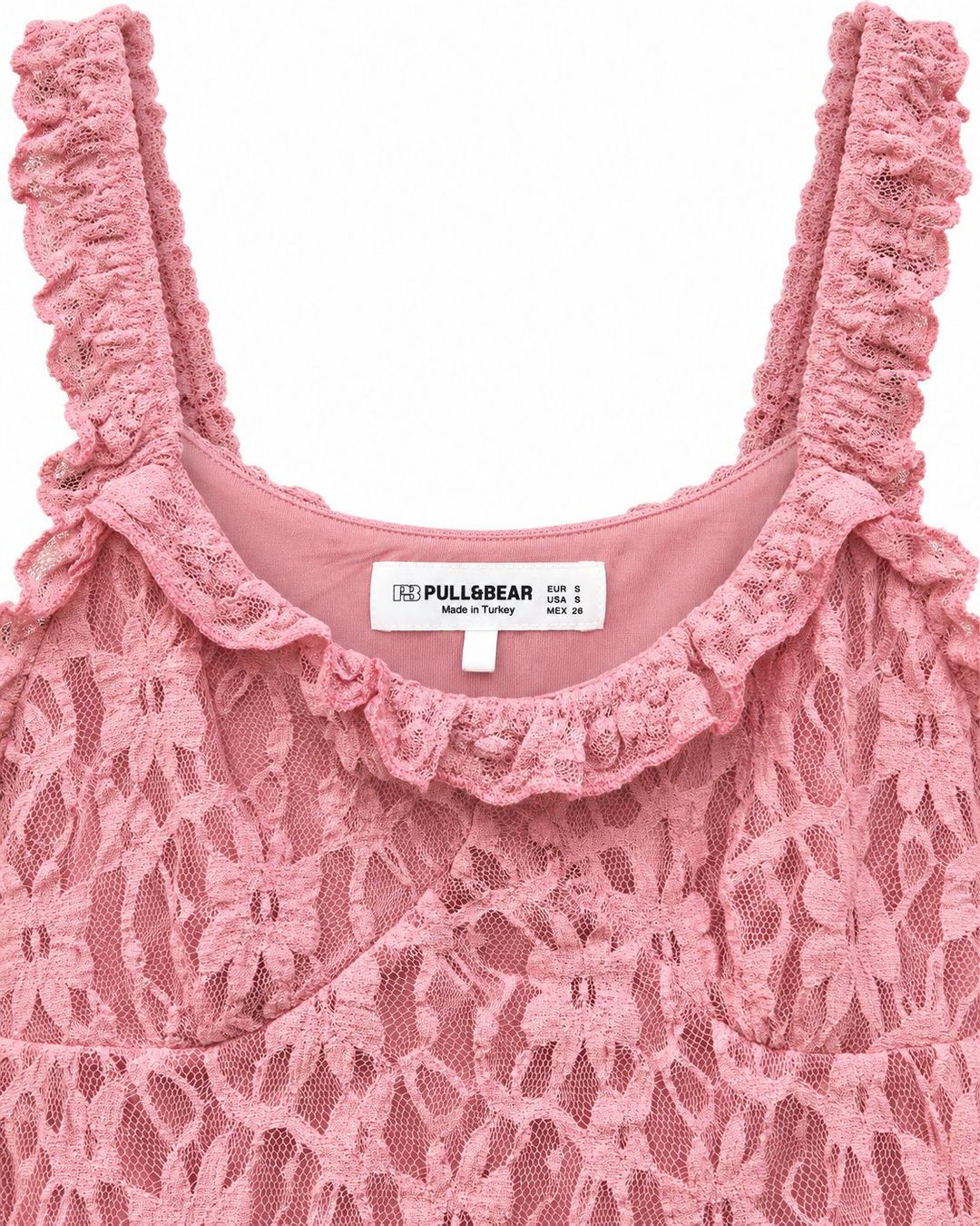 Pull&Bear Tops: Top rose dentelle Pull & Bear – Neu (gemäss Beschreibung) aus Genève von lea_yxs9 1