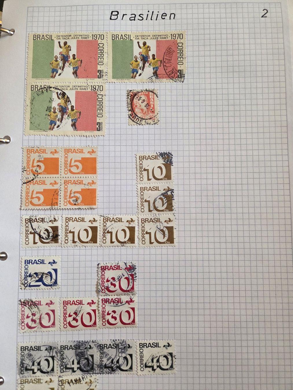 Tutti i francobolli: Exotische Briefmarken Brasilien – Usato da Riehen venduto da str_2msn 1
