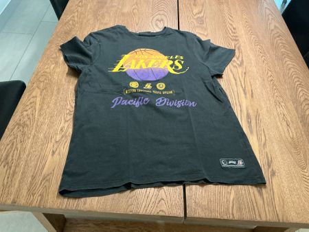 Los Angeles Lakers T-Shirt, cooler Look, Gr.S, Schwarz!