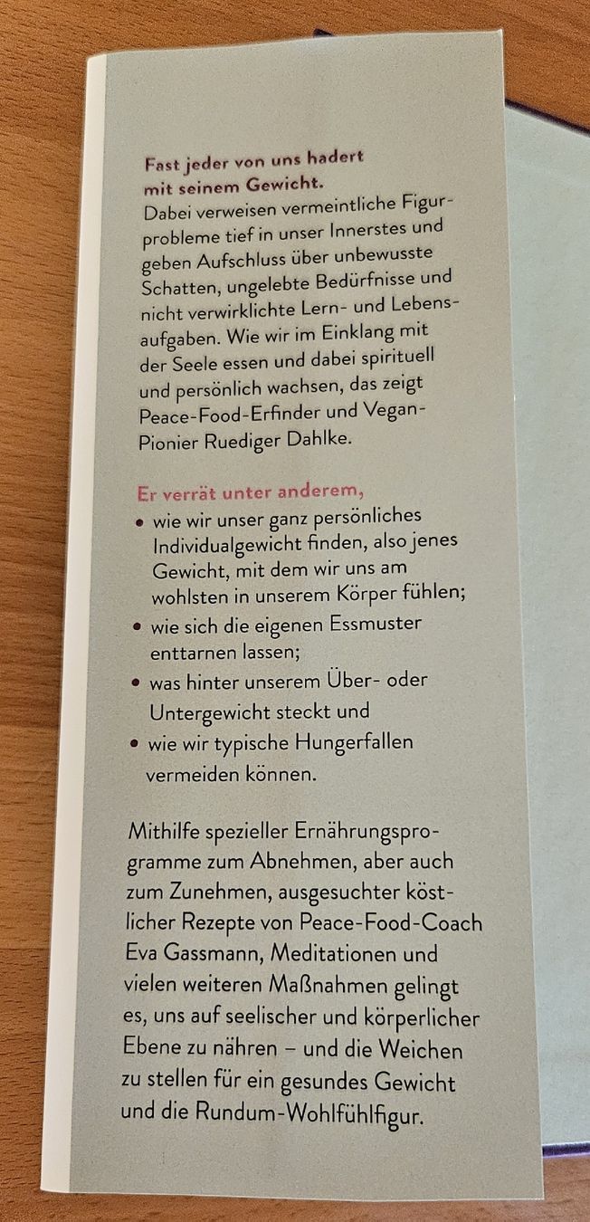 Bücher: Ruediger Dahlke Mein Individual - Gewicht – Gebraucht aus Kefikon TG von pelikan18 4