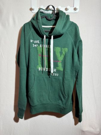 Grüner Kapuzenpullover Hoodie von Chicoree Gr. L