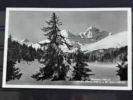 Ansichtskarte Statzersee, Piz Albana, Piz Julier, 1934