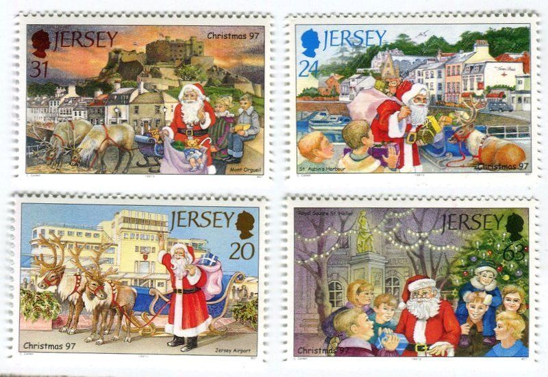 Tous les timbres: Briefmarken "Weihnachtsmann". Jersey. – Neuf avec emballage d'origine à Basel par Butsch5